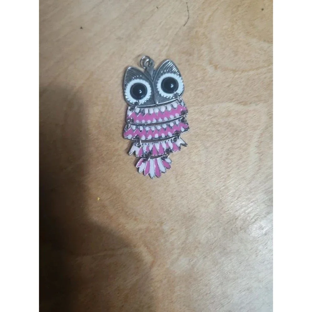 70s vive super cute owl pendant charm